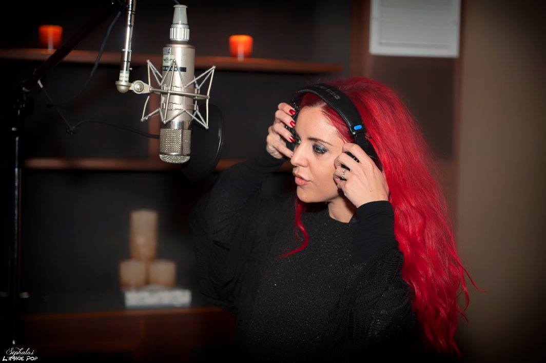 Céline Caddéo en plein travail