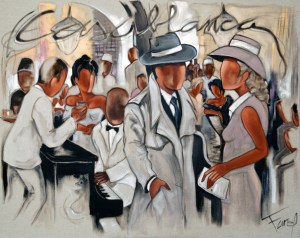 Tableau de Pierre Farel intitulé Casablanca