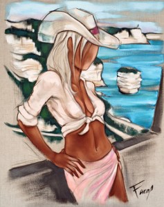 Tableau de Pierre Farel intitulé Extreme sud