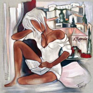 Tableau de Pierre Farel intitulé La lectrice