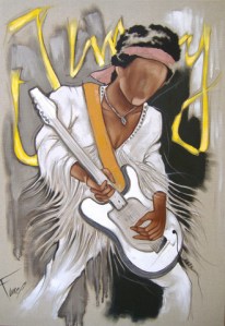 Tableau de Pierre Farel intitulé Mister Jimmy