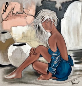 Tableau de Pierre Farel Intitulé Sunst back