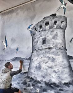 Oeuvre d'Adrien Martinetti - Les hirondelles du Capitello